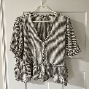 Madewell striped blouse